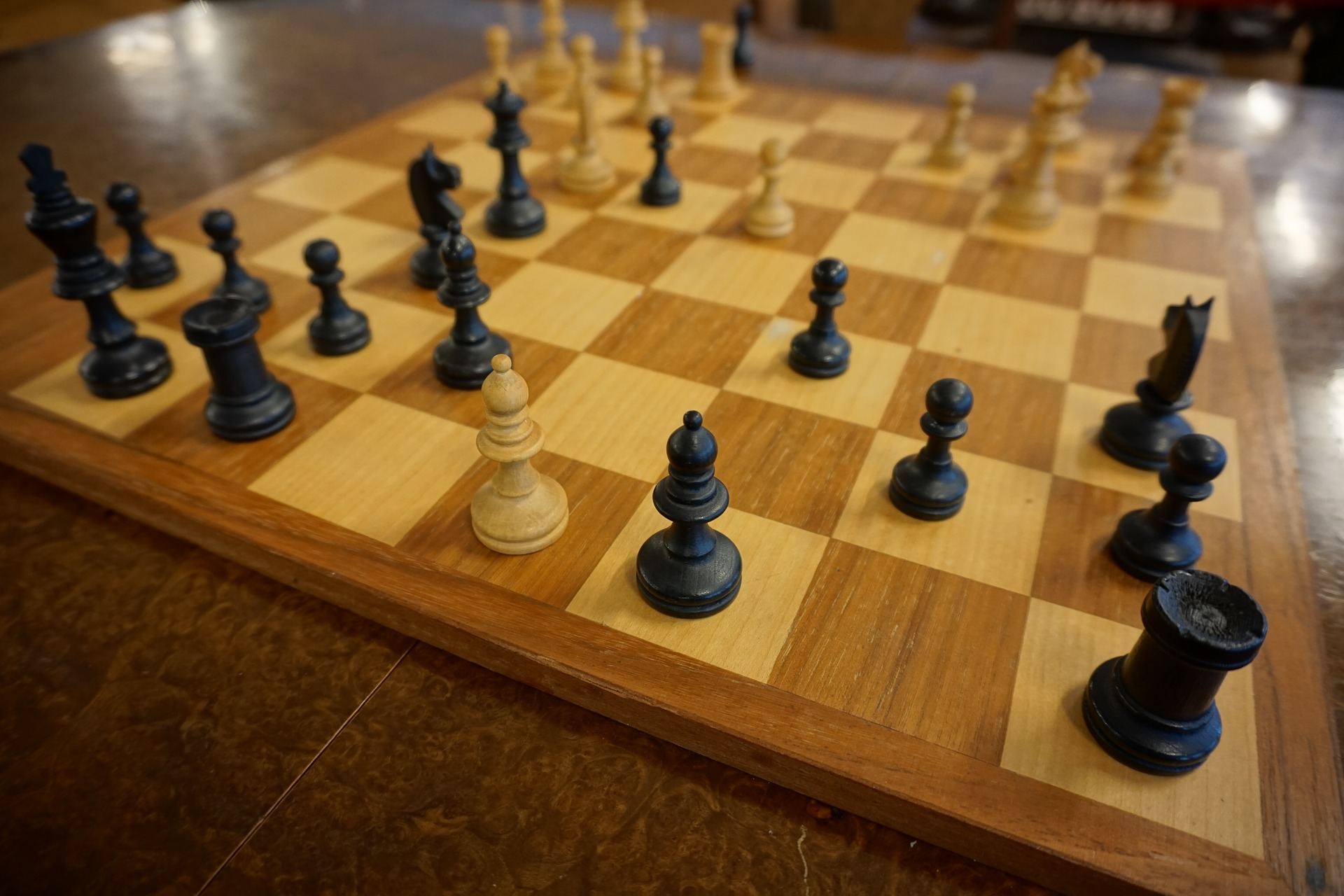 Ein Bild von einem Schachbrett
